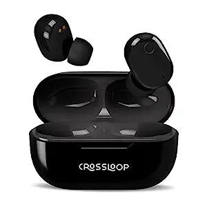 Crossloop GENEX Active Noise Cancellation (ANC) TWS in Ear Earbuds|Bluetooth 5.0|20+ Hrs Battery Backup|Touch Control | IPX4 Splash Proof | for Phone Calls, Workouts, Online Classes, WFH(Clear Black) Crossloop GENEX Active Noise Cancellation (ANC) TWS in Ear Earbuds|Bluetooth 5.0|20+ Hrs Battery Backup|Touch Control | IPX4 Splash Proof | for Phone Calls, Workouts, Online Classes, WFH(Clear Black)